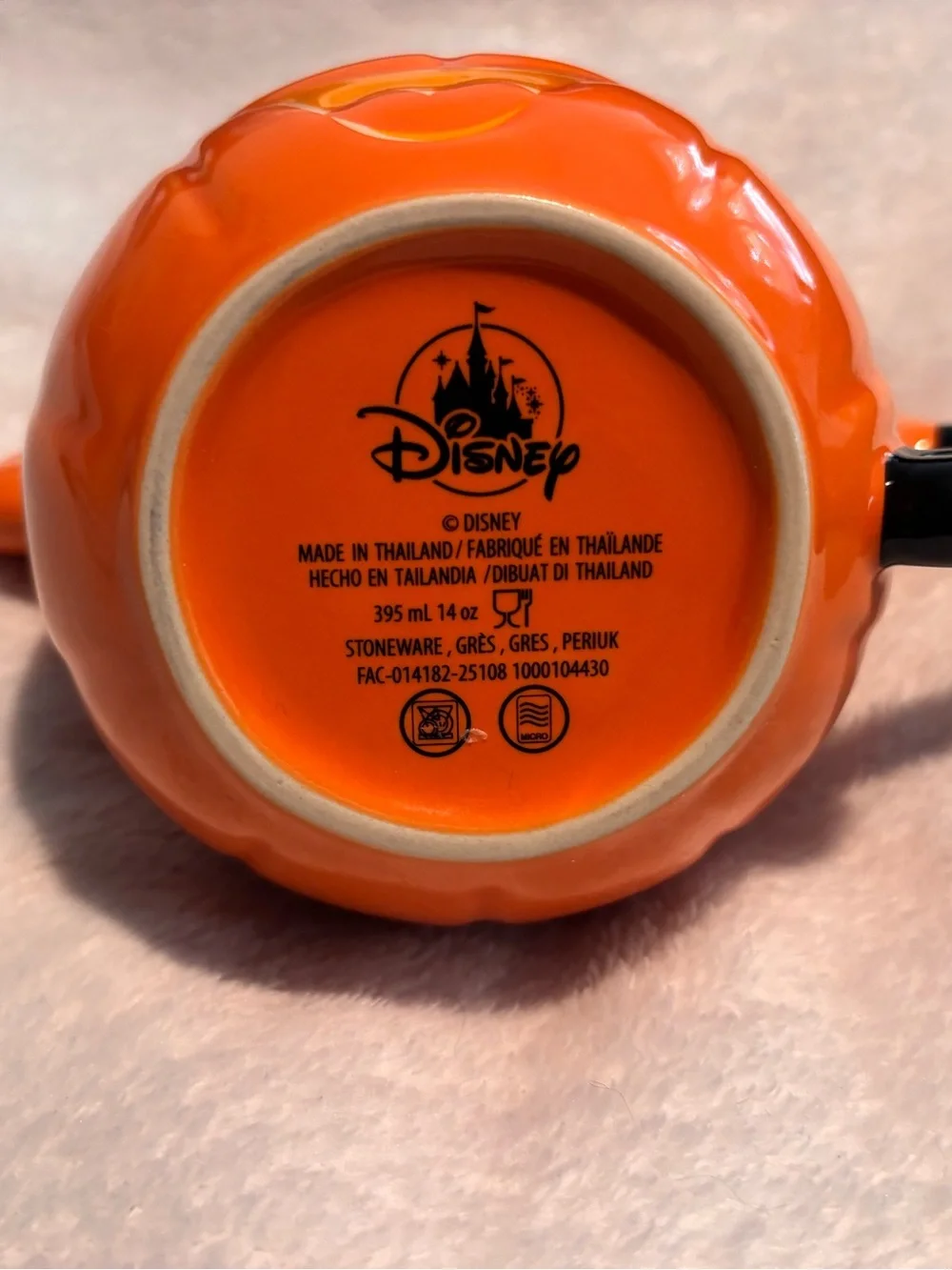 Disney Mickey Pumpkin Mug - Orange